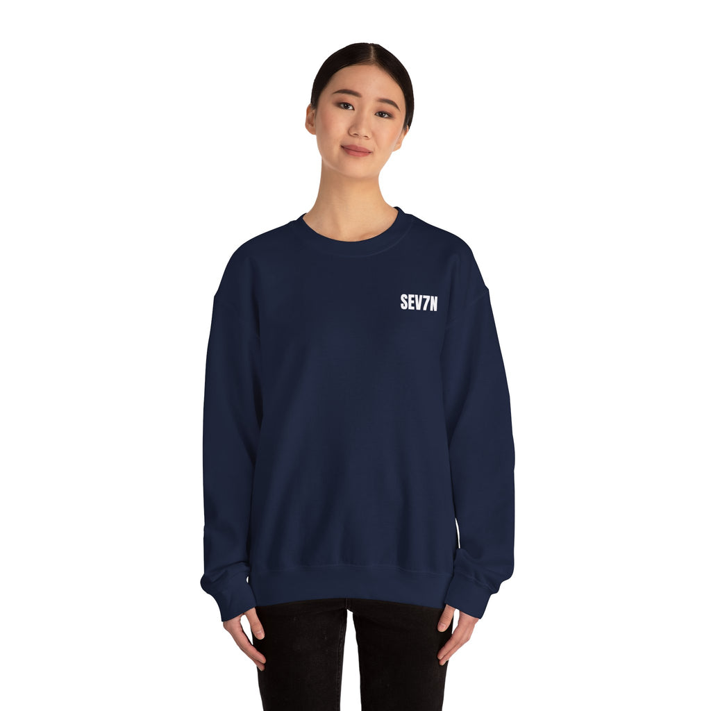 SEV7N Minimalist Crewneck Sweatshirt – Clean Streetwear Essential