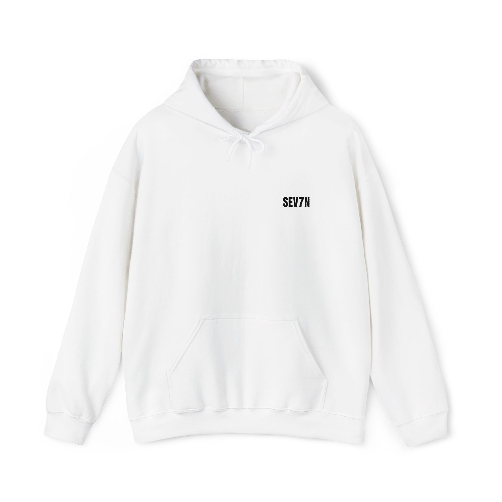 SEV7NWEAR Minimal Logo Hoodie – Hochwertig Gestickt