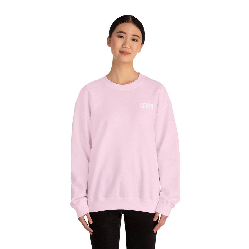 SEV7N Minimalist Crewneck Sweatshirt – Clean Streetwear Essential