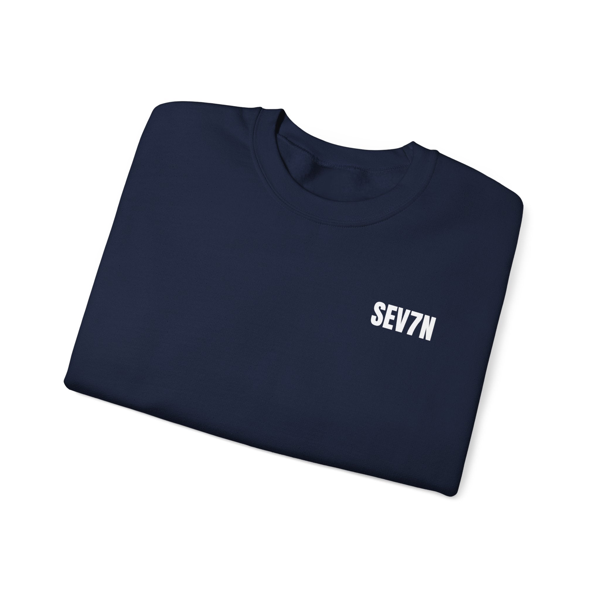 SEV7N Minimalist Crewneck Sweatshirt – Clean Streetwear Essential