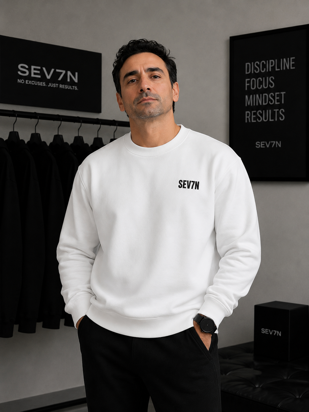 SEV7N Discipline Crewneck
