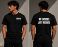 SEV7N Motivation T-Shirt – No Excuses Just Results